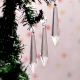 Handmade Glass Crystal Prism Chaindelier Ornaments in Set of 20